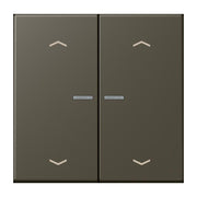 Jung - Bedienelement intelligent Taster mit Pfeilsymbolen BT LC 17102 P 241 ombre naturelle 31