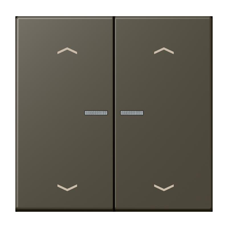 Jung - Bedienelement intelligent Taster mit Pfeilsymbolen BT LC 17102 P 241 ombre naturelle 31