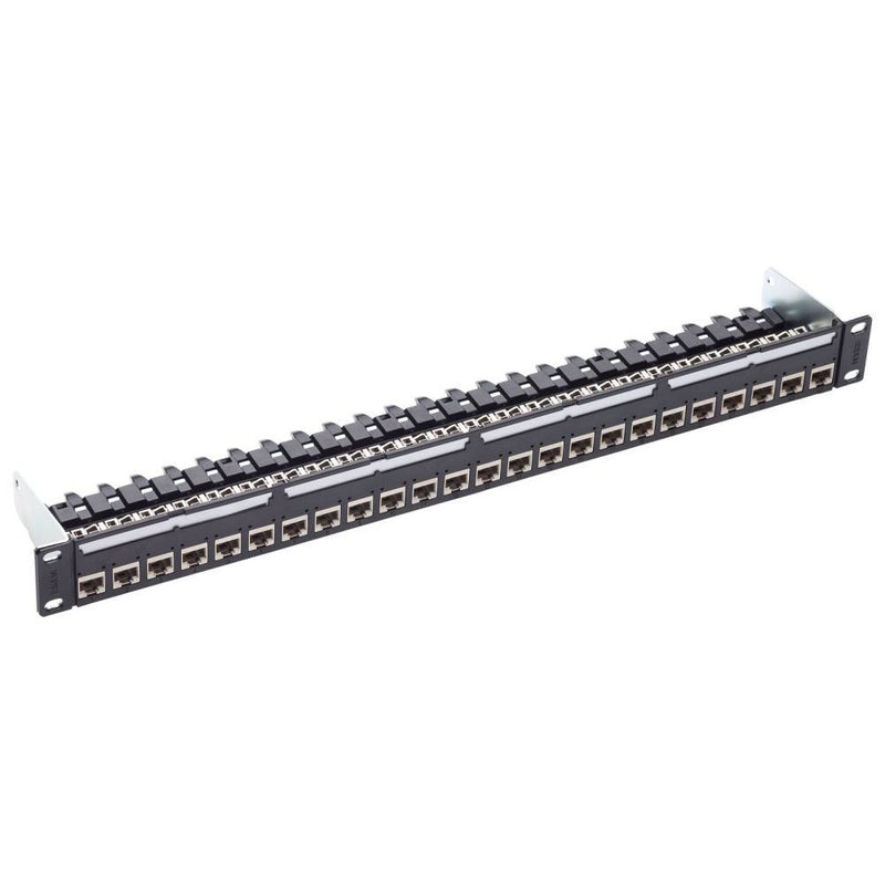 Reichle&De-Massari - Patchpanel Kupfer Rangierfeld 19" 1HE 813487 24xRJ45/s Cat.6A sw