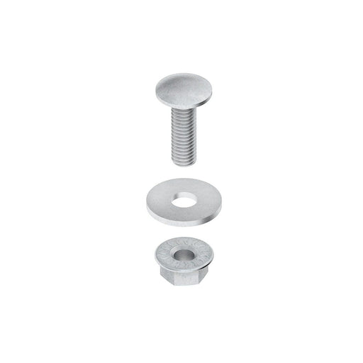 Niedax - Maschinenschraube/Bolzen Flachrundkopfschraube FLMU 6X20 F M6x20mm, Stahl, vz − 100 Stück