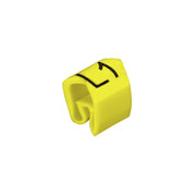 Weidmüller - Kabelmarkierungssystem Leitermarkierer CLI C2-6 GE/SW L1 MP 6x7mm,PVC,weich,gelb − 100 Stück