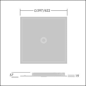 Thorn - Decken-/Wandleuchte LED-Einbauleuchte OP2 4400- #96633090 4000K