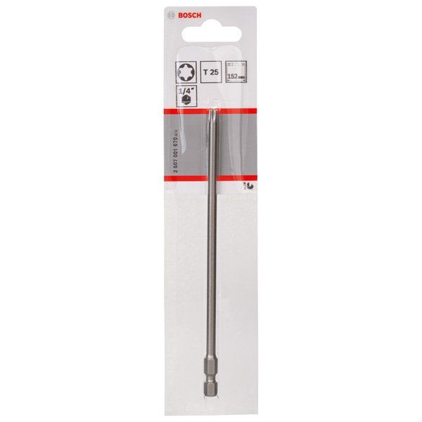 Bosch - Bit Schrauberbit Extra-Hart 2607001670 T25 152 mm 1er-Pack