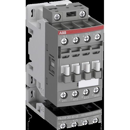 ABB Stotz S&J - Leistungsschütz zum Schalten von Wechselstrom Schütz AF09-30-10-12 48-130V 50/60Hz / DC