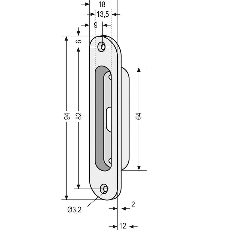 Assa Abloy effeff - Elektrischer Türöffner EINBAUHALTERUNG 10361--------00