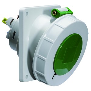 Bals Elektrotech - CEE-Anbausteckdose (IEC 60309) Anbausteckdose geneigt 16A 12842 5p >50V 2h IP67