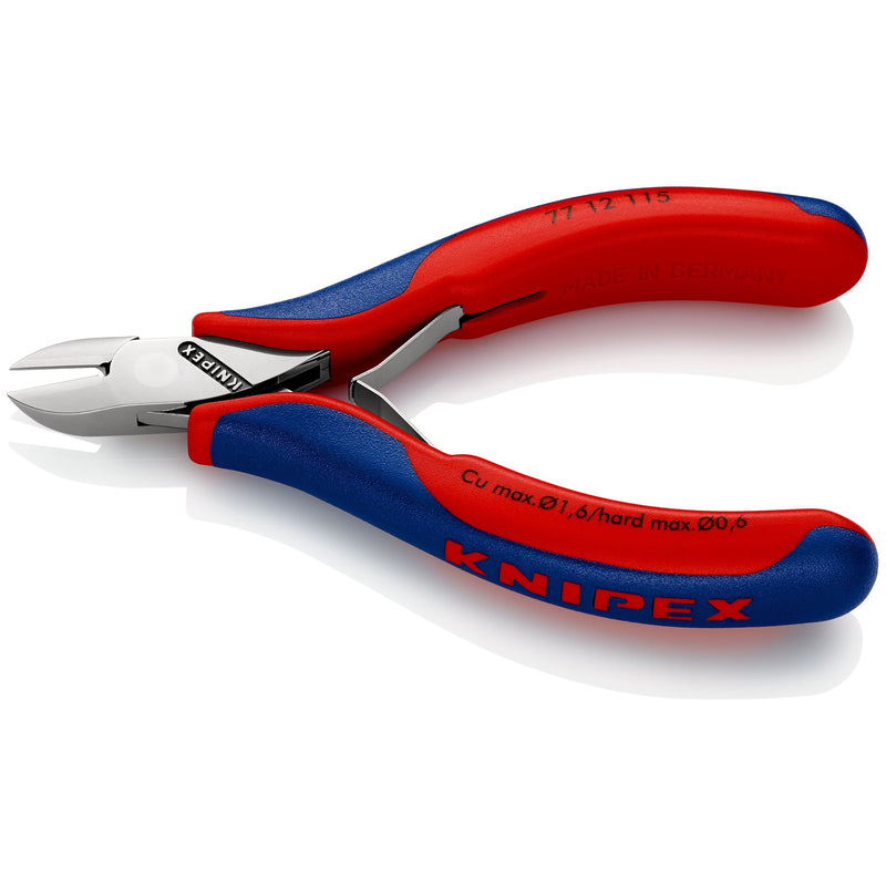 Knipex - Seitenschneider Elektronik-Seitenschneider 77 12 115 SB − 1 Stück