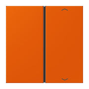 Jung - Abdeckung/Bedienelement für Installationsschalterprogramme Taste 1fach m. Pfeilsymb. LC 401 TSAP 260 orange vif