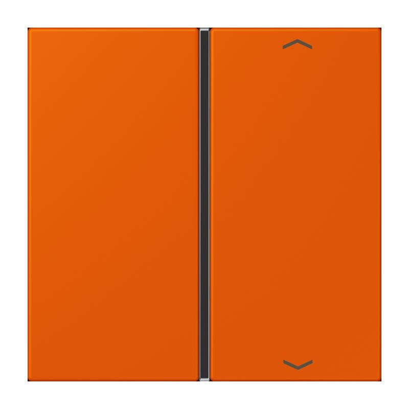 Jung - Abdeckung/Bedienelement für Installationsschalterprogramme Taste 1fach m. Pfeilsymb. LC 401 TSAP 260 orange vif