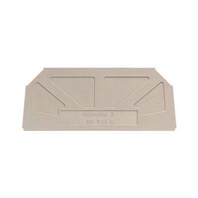 Weidmüller - Abschluss- und Zwischenplatte für Reihenklemme Abschlussplatte WAP WTL6 SL 82.2mmx1.5mm,dbg − 20 Stück