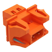 WAGO - Kabelsteckverbinder für Leiterplattensteckverbinder 1-Leiter-Stiftleiste 231-632/114-000 CAGECLAMP,2,5mm²,or − 50 Stück