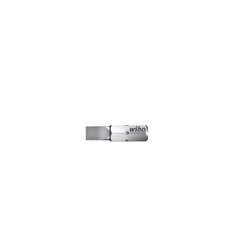 Wiha - Bit Schlitz-Standard-Bit 7010 Z 0,8x5,5x25 Form C 6,3 − 10 Stück