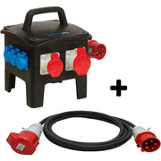 Walther Werke - CEE-Steckdosen-Kombination (IEC 60309) Aktionsp. Steckdosenkomb. SK LB14 mit Verlängerung