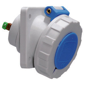 Bals Elektrotech - CEE-Anbausteckdose (IEC 60309) Anbausteckdose geneigt 16A 12811 5p 230V 9h IP67