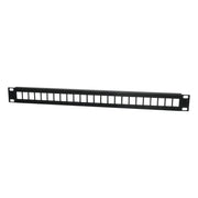 Televes - Patchpanel Kupfer 19" Frontblende UFB24RJ 1U 24 RJ45