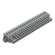 WAGO - Kabelsteckverbinder für Leiterplattensteckverbinder 1-Leiter-Federleiste 231-123/031-000 CAGECLAMP,2,5 mm²,gr − 10 Stück