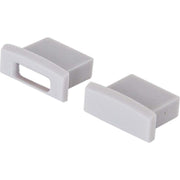 EVN Lichttechnik - Mechanisches Zubehör/Ersatzteile für Leuchten Kunststoff-Endkappen Flat1PAK-Set f.APFLAT1AM200 2St