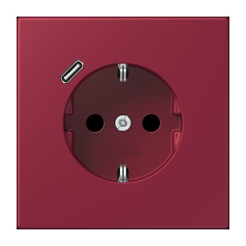 Jung - Steckdose SCHUKO Steckdose LC 1520-18C 255 le rubis (4320M)