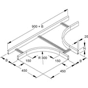 Niedax - T-Stück für Kabelleiter T-Stück KRCT 60.325 F