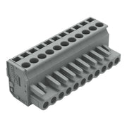 WAGO - Kabelsteckverbinder für Leiterplattensteckverbinder 1-Leiter Federleiste 232-211/026-000 CAGECLAMP 2,5mm²,gr − 25 Stück