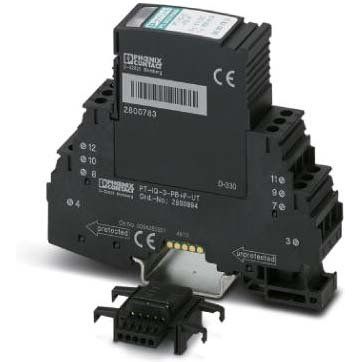 Phoenix Contact - Überspannungsableiter für Informations-/MSR-Technik Überspannungsschutz-Gerät PT-IQ-3-PB+F-UT für HF Anwendungen