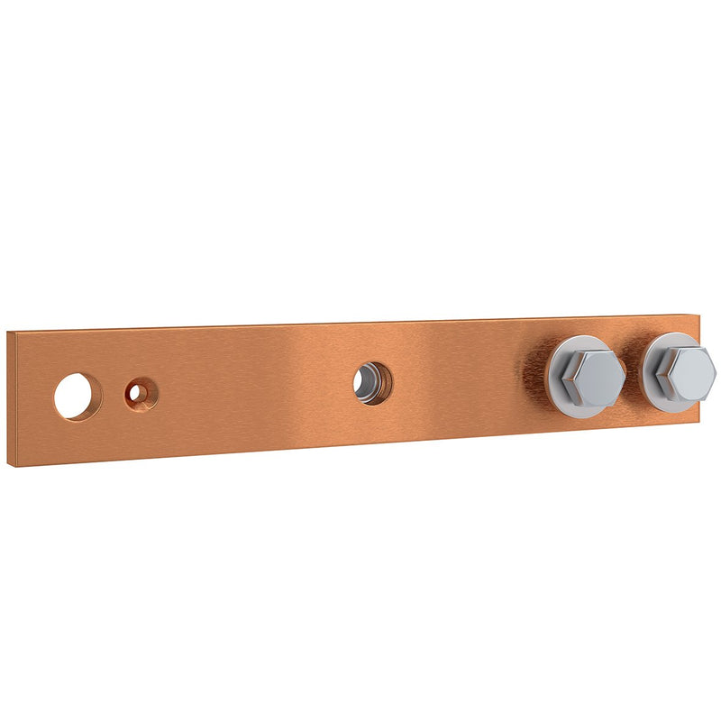 ABN - Sammelschienenklemme CU-Schiene FB1 40x10mm ABNPC33141 waagrecht gelocht − 10 Stück