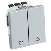 OBO Bettermann - Jalousieschalter/-taster Rolladenschalter RS-BS AL1 alu lackiert