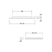 Brumberg Leuchten - Downlight/Strahler/Flutlicht LED-Einbaudownlight 12V 12165153 3000K