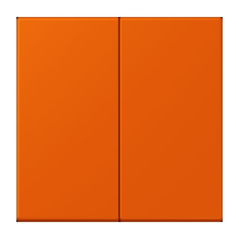 Jung - Abdeckung/Bedienelement für Installationsschalterprogramme Wippe 2fach LC 995 260 orange vif (4320S)