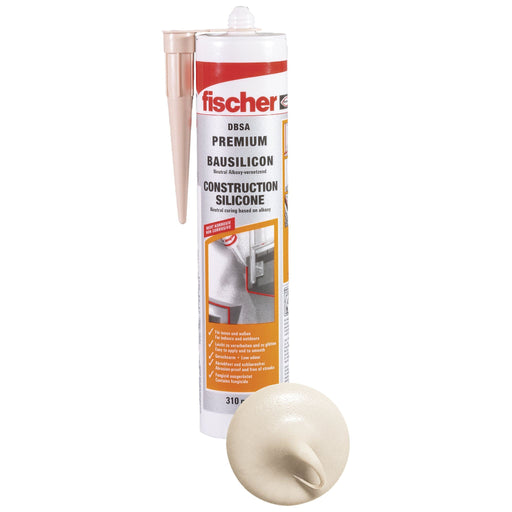Fischer Deutschl - Dichtstoff Bausilicon DBSA BG beige