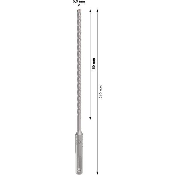 Bosch - Bohrer PRO SDS plus-5X 2608833773 Hammerbohrer 5 x 150