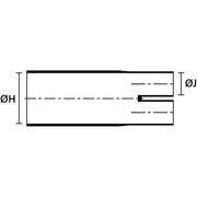 HellermannTyton - Aufteilkappe Vierfinger-Formteil 418-4-B8W2 PO-X BK schwarz