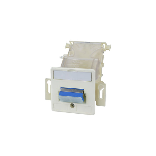 Metz Connect - Kommunikationsanschlussdose LWL OpDAT 2 EK SC-D UPC OS2 150120E202-E
