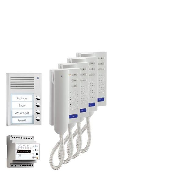 TCS Tür Control - Türsprech-Set Paketlösung PPA04-EN/02 AP 4WE − 1 Stück