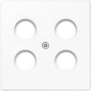 Jung - Einsatz/Abdeckung für Kommunikationstechnik Abdeckung aws LS 990-4 SAT1 WW für 4L-SAT-TV-Dose