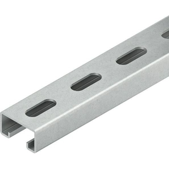 Niedax - Stiel/Profilschiene Ankerschiene 2986/500 E3L 40x22, C-Profil