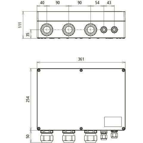 DEHN - Photovoltaik-DC-Stringbox GAK Typ 1+2 im Gehäuse IP6 DCU 2 YPV 1+2#900978 5 f. PV-Anl. 3 MPPT