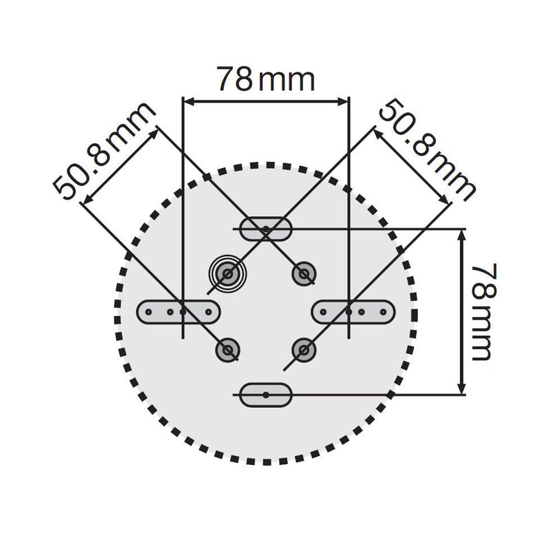 Ledvance - Decken-/Wandleuchte LED-Wand-u.Deckenleuchte BLKHRDEL250P_MS840WT 840, ws