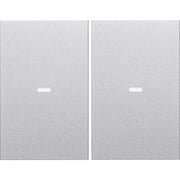 Berker - Abdeckung/Bedienelement für Installationsschalterprogramme Tast-Abdeckung 2f. alu 80960371 Tastsensor-Modul