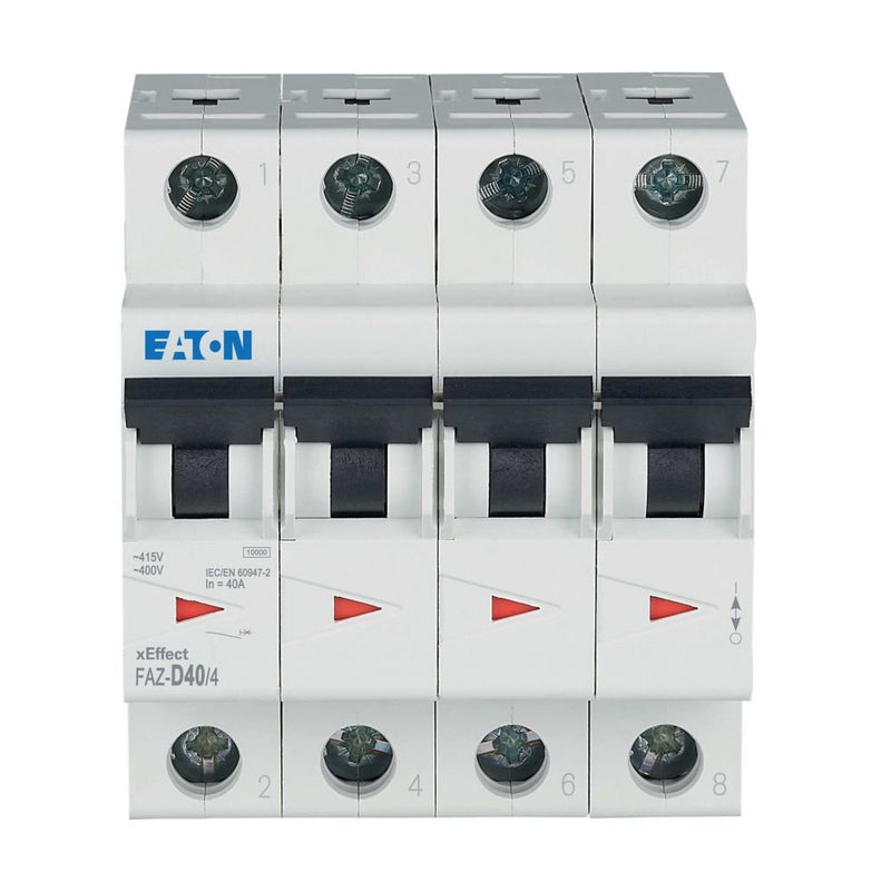 Eaton - Leitungsschutzschalter FAZ-D40/4 40A Charakt.: D
