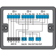 WAGO - Kompaktverteiler für steckbare Gebäudeinstallation Verteilerbox 899-631/455-000 schwarz
