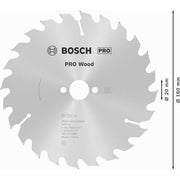 Bosch - Kreissägeblatt PRO Wood Kreissägeblatt, 2608641171 160 x 1,8 x 20 mm