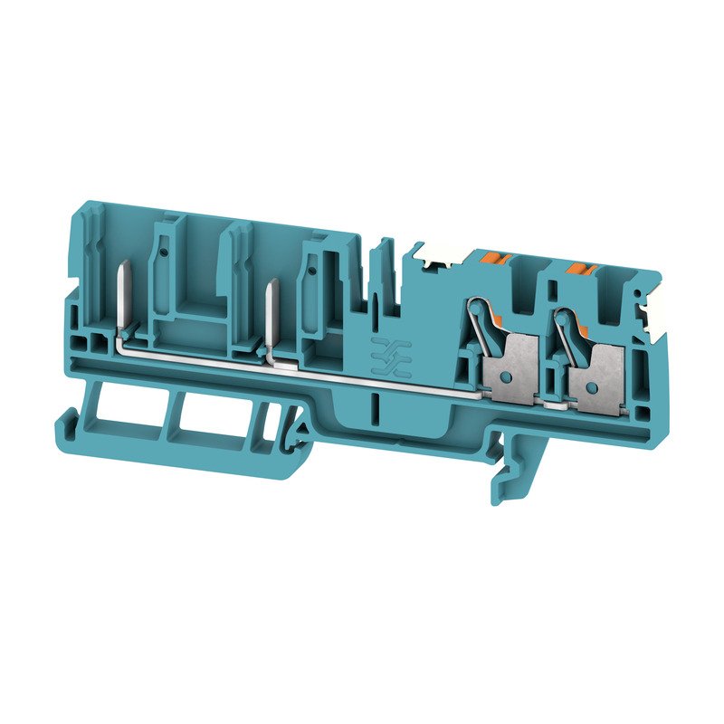 Weidmüller - Durchgangs-Reihenklemme Klemme APGTB4FT4C/2DLBL PUSH IN, 4 mm² − 50 Stück