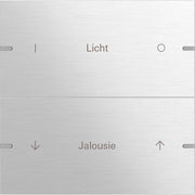 Gira - Bussystem-Tastwippe Wippenset 2-fach 503217 Tastsens.4 TS4 alu