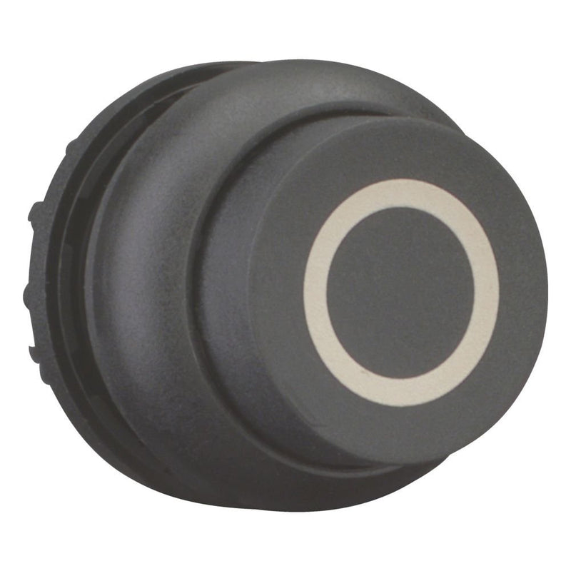 Eaton - Frontelement für Drucktaster Drucktaste M22S-DRH-S-X0 hoch,sw,rast.,blanko
