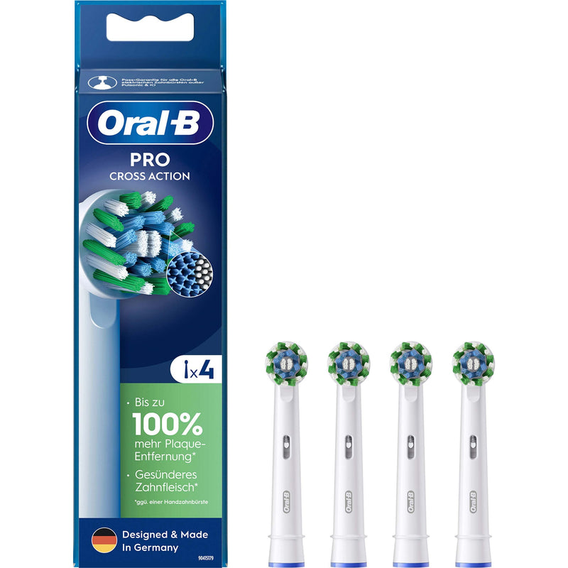 ORAL-B - Zubehör/Ersatzteile für Körperpflegegeräte Aufsteckbürste EB Pro CrossAc 4er Mundpflege-Zubehör
