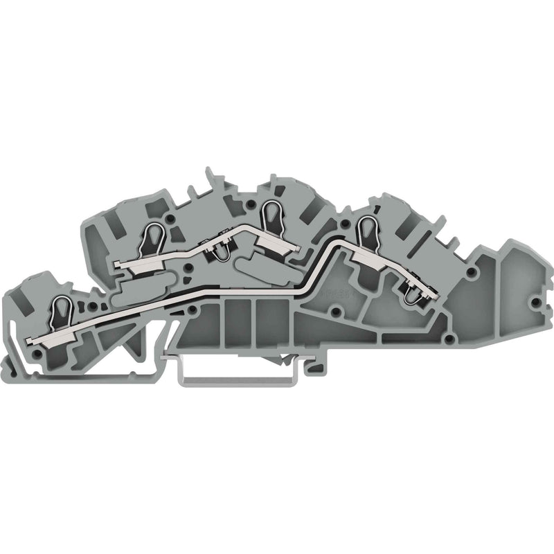 WAGO - Installations-Etagenklemme 2005-7642 L/L 4/6qmm grau