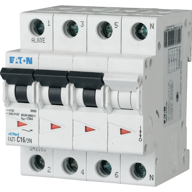 Eaton - Leitungsschutzschalter 3p. FAZT-B2/3N 2A Charakt.: B