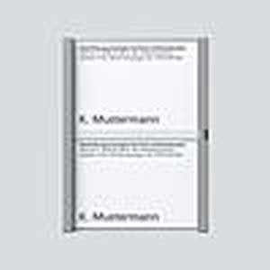 Siedle&Söhne - Zubehör/Ersatzteile für Türkommunikation Namensschild titan-met kpl 200029040-00 f.TM 611-2 TM
