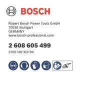 Bosch - Schleifpapier/Schleifvlies PRO F355 Schleifblatt, 115 2608605499 mm, 240, 10-tlg